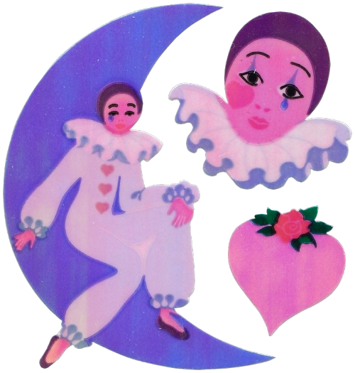 transparentstickers:Pierrot stickers by Sandylion