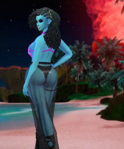 Lexi’s post on twitter!“ Meet Linnea. She only visits Sulani at night when it’s quiet as she fears t