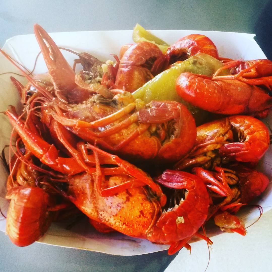 Can I please just eat my weight in crawfish? #neworleans #mardigras #nola #mardigras2016