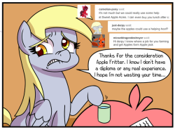 outofworkderpy:  S-should I change the name of the blog?  Thanks for the asks @just-derpy, @carnelian-pony, @micsetdragondestroyer &lt;&lt;&lt; Start  |  &lt;&lt; Previous  [Chrono]  | &lt; Previous Comic |  Updates Only Become a Patron  |  Buy