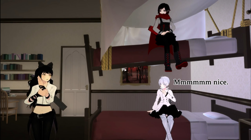I was taking screenshots of their new outfits when I noticed