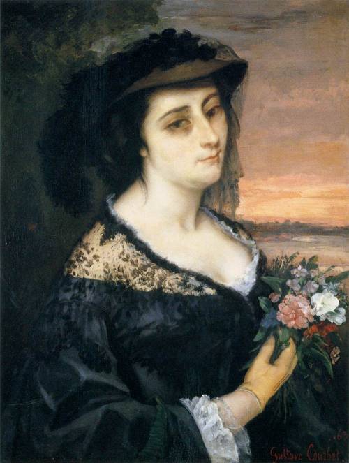 Portrait of Mme L… (Laure Borreau) (1863). Gustave Courbet (French, 1819-1877). Oil on canvas