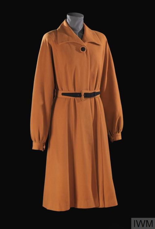 Woman’s coat from the WW2 Utility scheme.This is an excellent example of Utility design, with 