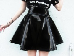 jasminnows:Someone tell me where to get pvc plastic skirts like this that aren’t over priced ugh