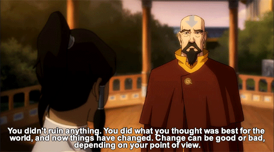 bamfkorra-deactivated20150201:  Tenzin supporting Korra (01x04, 02x14, 03x01, 04x08)