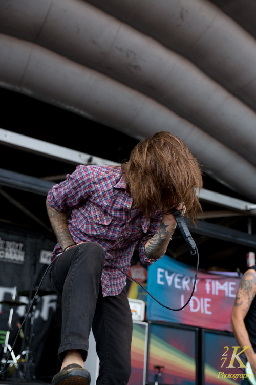 Every Time I Die playing Warped Tour at Darien Lake Performing Arts Center - Buffalo, NY on 7.8.14 C