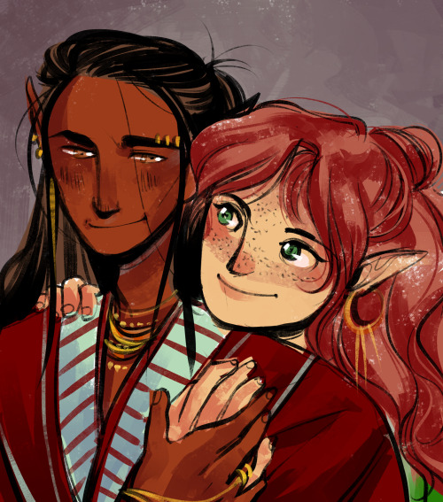 tosquinha:I haven’t made a fluffy Feanor/Nerdanel in a while, so yep <3