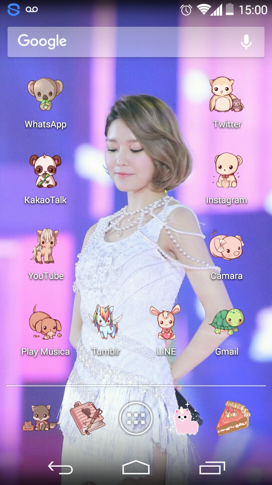 justmyperfectgoddess:  So I change my phone appearance again and I think it looks