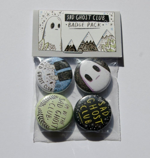littlealienproducts:  Sad Ghost Club // ů