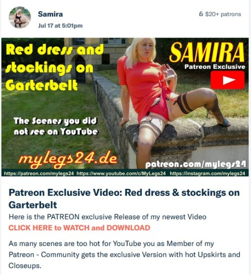 Become a Member of my Community at Patreon.comhttps://patreon.com/mylegs24And get every week severa