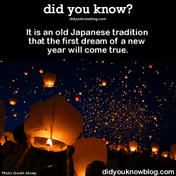 did-you-kno:  It is an old Japanese tradition