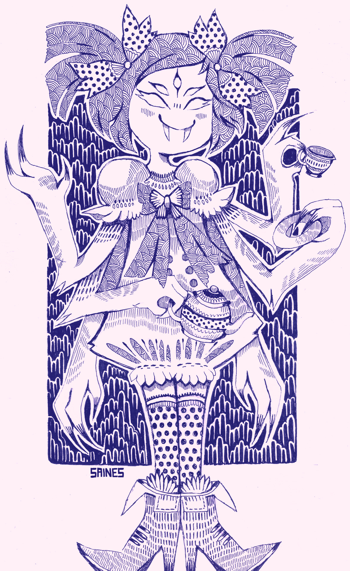 saines:  inktober muffet 