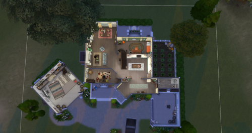 copperpawsims:Renovated Farm HouseA cute farmhouse with a barn and garage renovated to fit for a mod