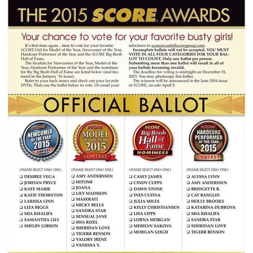I want to get “model of the year "AGAIN 🏆 Go Scoreland website by official_hitomitanaka