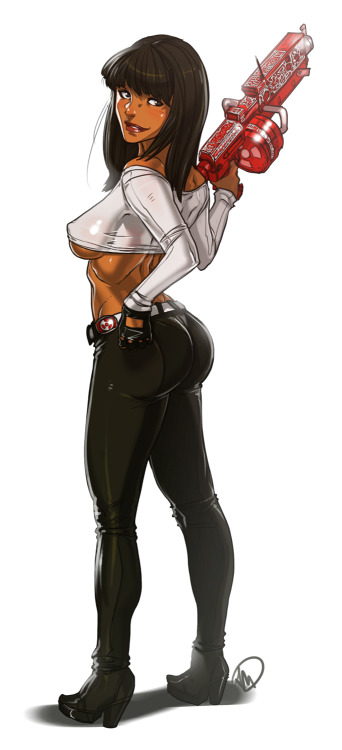 Nukem Girls -  Barbara Blowaway by Ganassa 