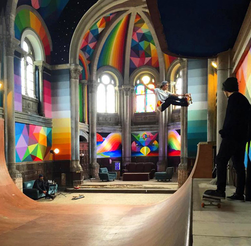 archatlas:  La Iglesia Skate Okuda San Miguel Kaos Temple is an initiative of artist