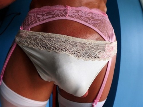 lockedinpinkandsatin: She is so excited with this week’s training. Good girl. Mistress Bambi.