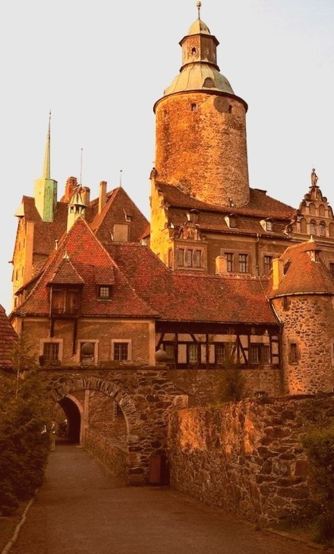Czocha Castle, Lower Silesia / Poland .