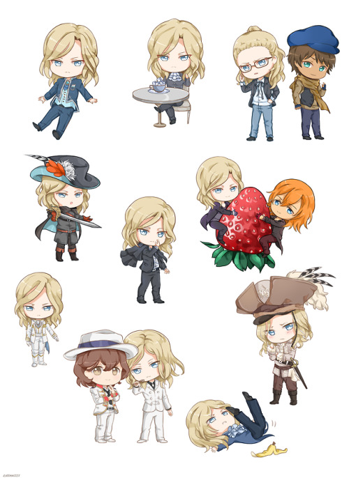 Camus stickers!Reiji: [x]Ai: [x]Ren: [x]