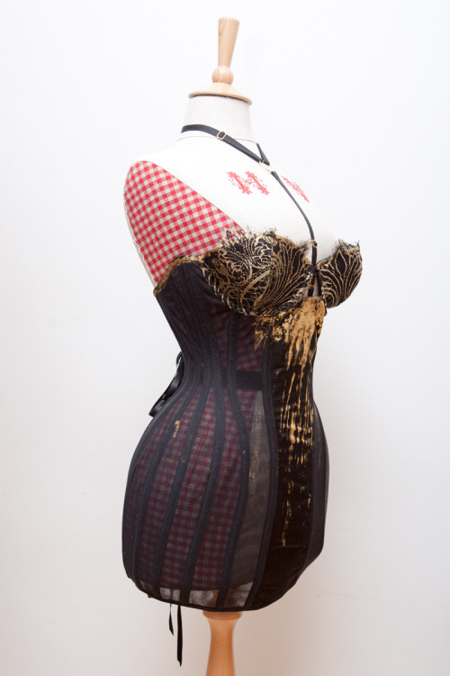 Knickerbocker Stories: Up Close: Klimt Corset DressCorset by Karolina Laskowska