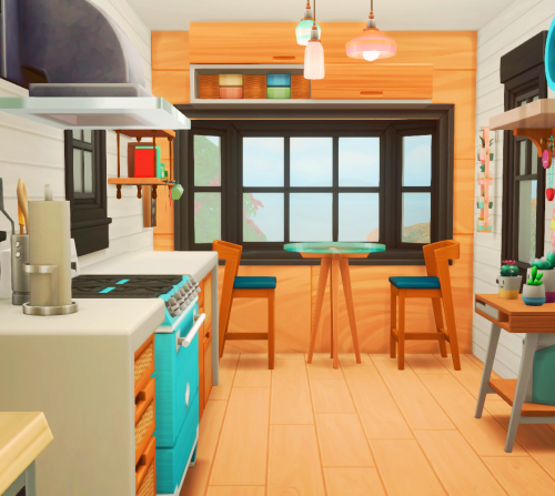 anotherplumbob: EENY , MEENY, TINY HOME  I built this tiny house (62 tiles) to try the new pack, so 