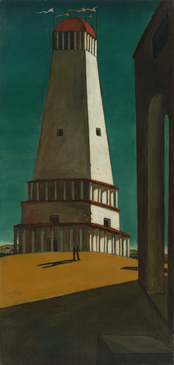 The Nostalgia of the Infinite, Giorgio de Chirico, Paris 1912-13? (dated on painting 1911), MoMA: Pa