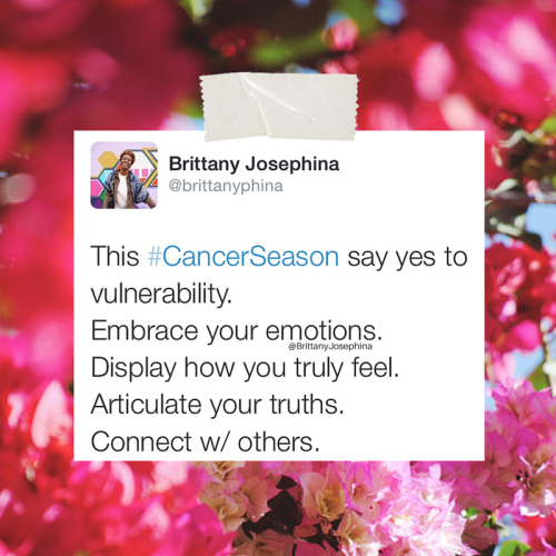 mindofataurus:  10 Things You Should Know About Cancer Season | Brittany Josephina 