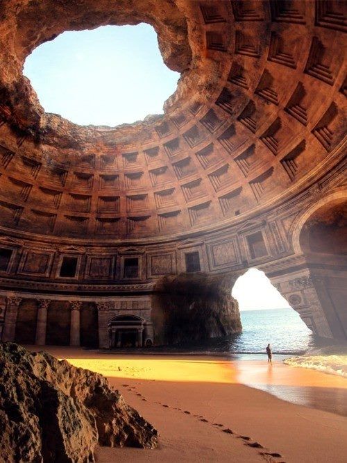 coisasdetere:The Forgotten Temple of Lysistrata, Portugal.