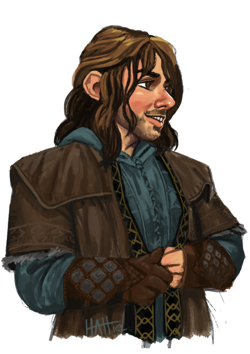 hattedhedgehog:Conveniently, since they’re Dwarves they’d look pretty much the same rega
