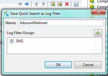 Cleo Clarify 4 Create Log filter for inbound walmart transactions