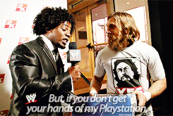 thefiend:  Xavier Woods successfully retains his WWE 2K14 Championship from Daniel