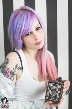 past-her-eyes:   Marmalade Suicide marmalade.suicidegirls.com