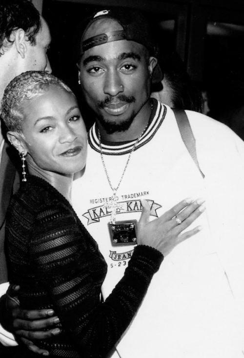 twixnmix: Jada Pinkett and Tupac Shakur at the premiere of Jason’s Lyric, September 1994. 