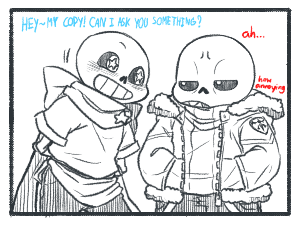 iltialid:  Request from DA #3 Well….(For me) UF!sans hate US!sans because US!sans