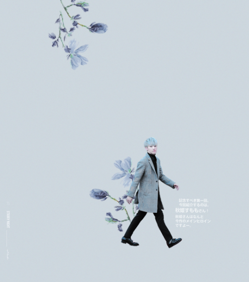 seokmiins: Everything is blueAnd now I’m covered in the colorsPulled apart at the seams &