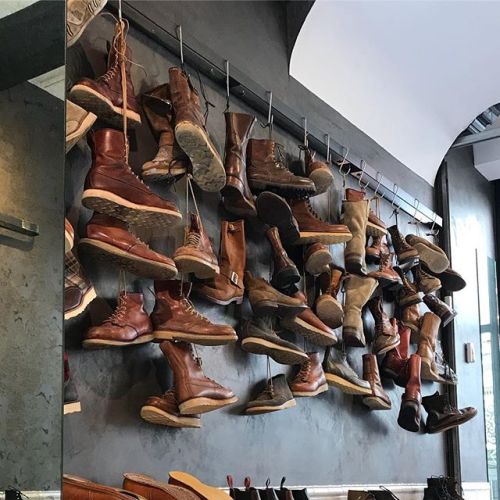 redwingshoestoreamsterdam:  The Red Wing Amsterdam Wall of Fame! Come and check it out, there are some very special pairs on the wall! - https://ift.tt/180OFjM - https://ift.tt/2GPsFlz