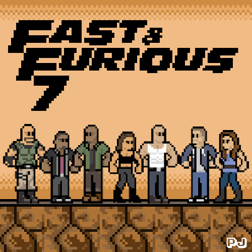 pixeljeff: Fast 7For Paul (1973~2013)we’ll see you again