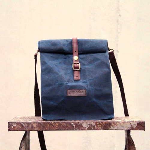 Waxed Canvas Lunch Bag - from QamaySF