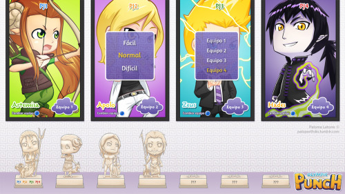Olympic Punch was my degree final project, a 2D platformer multiplayer indie game. I made all t