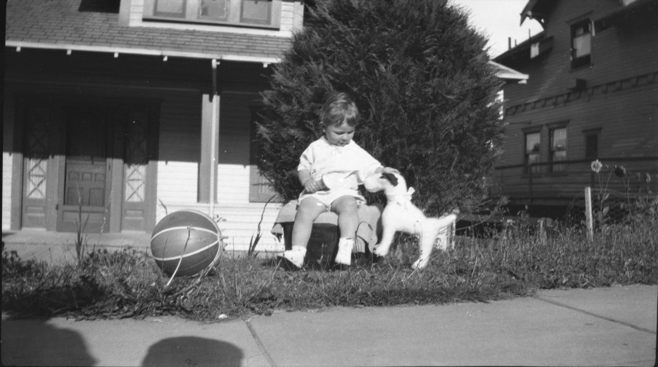 twoseparatecoursesmeet:  Out by the Sidewalk, 1930s 