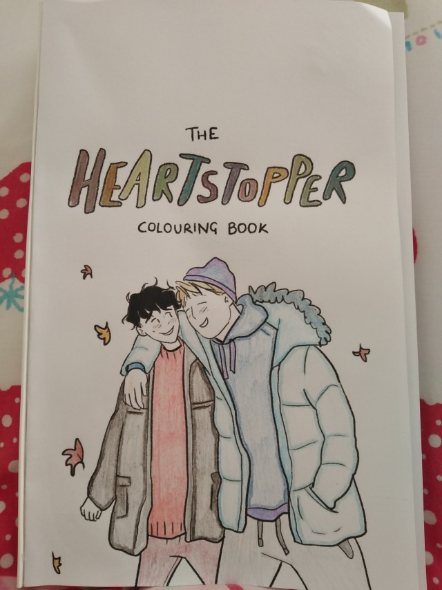 heartstopper colouring book on Tumblr