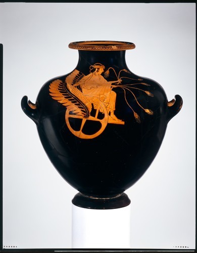 met-greekroman-art:Terracotta hydria (water jar) by Troilos Painter, Metropolitan Museum of Art: Gre