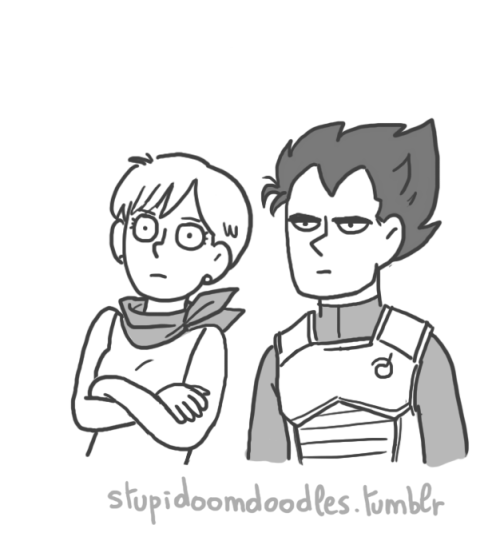 stupidoomdoodles: seriously tho the more i draw about these two assholes the more i realize they wer