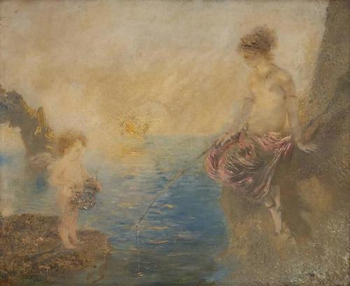 Anton Romako (1832–1889)La pêche à l'amour