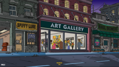 simpsons art history