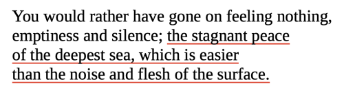 weltenwellen:Margaret Atwood, from “Eurydice”, Selected Poems II: 1976 - 1986