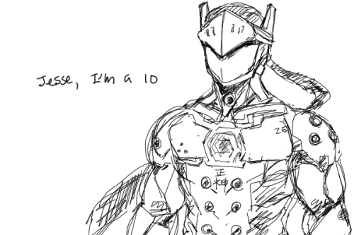 infinite-atmosphere: /shoves aside supportive, nice and cute Genji to give you Genji being a little 