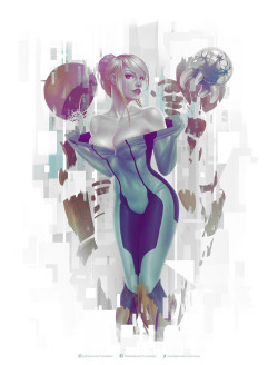 geekgames101: Samus Aran by  Krystopher Decker  &lt;3 &lt;3 &lt;3