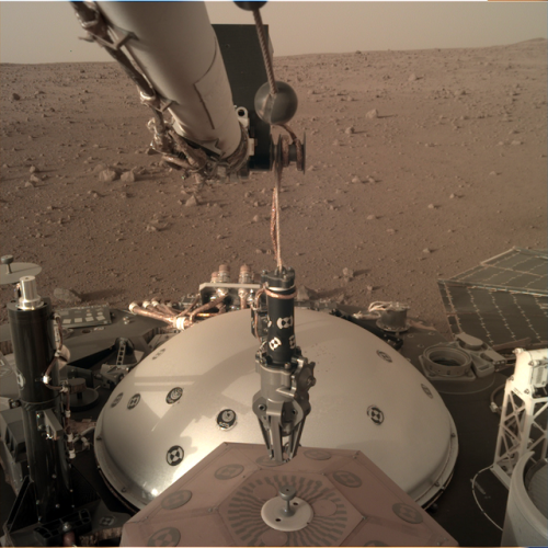 InSight: Sol 22 was seismometer deployment day, and it looks like round 1 of the robo-claw game went