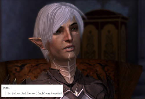bubonickitten:Dragon Age II + text posts – Fenris I’ll stop making these when they stop being so fun